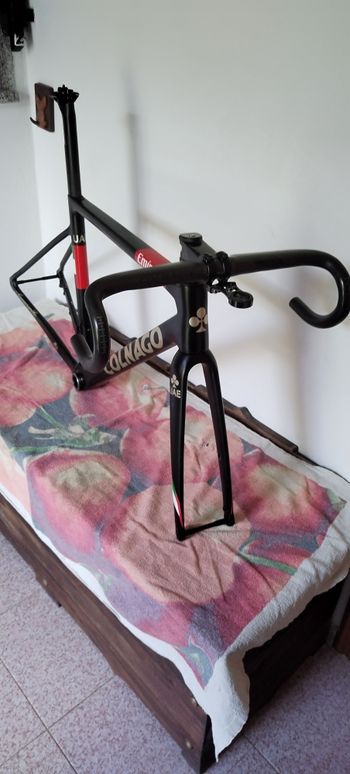 Used Colnago V3-RS Disc Frameset 2021 Frameset 2021 Road & Gravel, Black — image 4 of 13