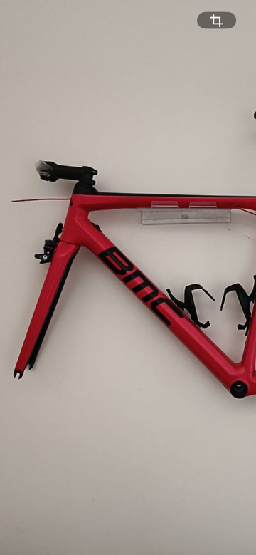 Gebrauchtes BMC TEAMMACHINE SLR 02 TWO 2019 Frameset 2019 Road & Gravel, Rot — Bild 3 von 3