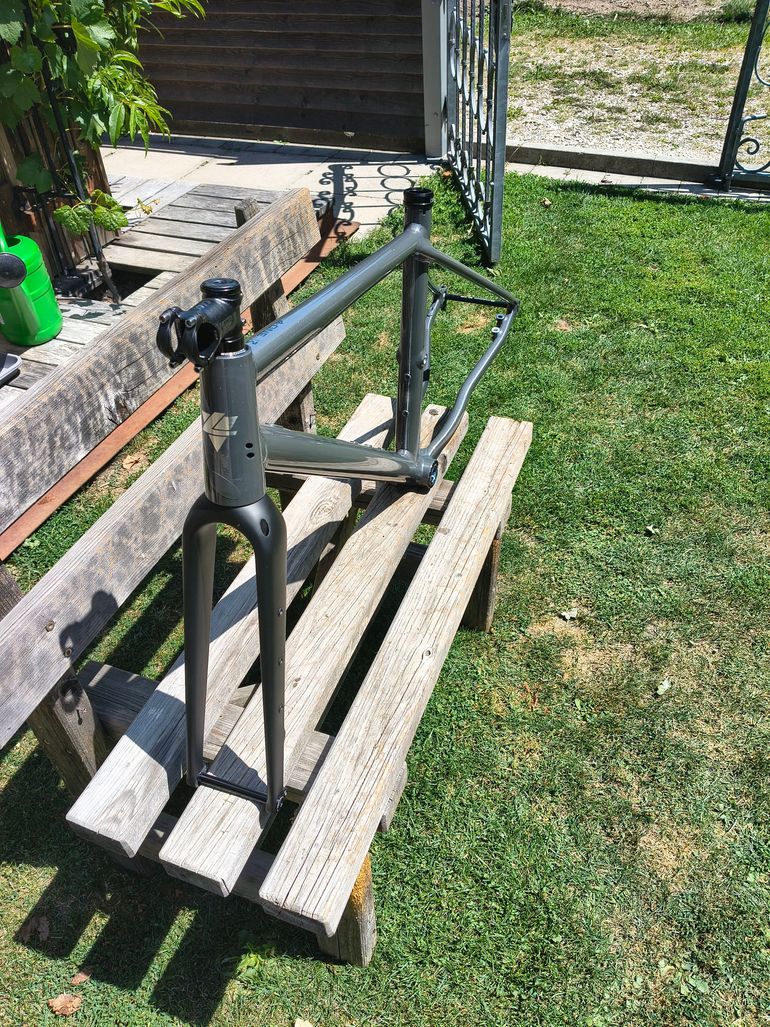 Used Liteville 4-ONE Mk2 Frameset 2025 Road & Gravel, Light Gray — image 13 of 17