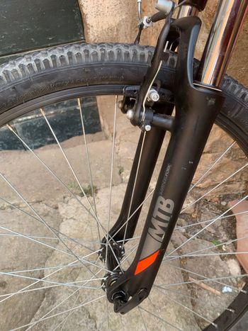 Gebrauchtes ROCKRIDER Hardtail Shimano Tourney 2017 Mountainbike, Rot — Bild 15 von 23