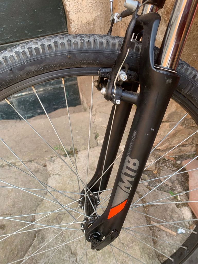 Gebrauchtes ROCKRIDER Hardtail Shimano Tourney 2017 Mountainbike, Rot — Bild 15 von 23