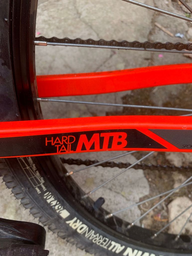Gebrauchtes ROCKRIDER Hardtail Shimano Tourney 2017 Mountainbike, Rot — Bild 5 von 23