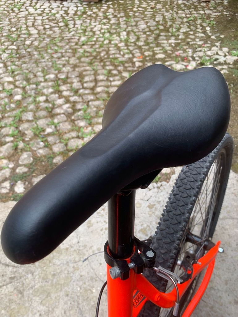 Gebrauchtes ROCKRIDER Hardtail Shimano Tourney 2017 Mountainbike, Rot — Bild 17 von 23