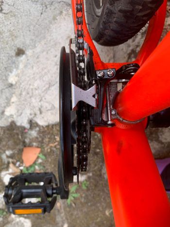 Gebrauchtes ROCKRIDER Hardtail Shimano Tourney 2017 Mountainbike, Rot — Bild 3 von 23