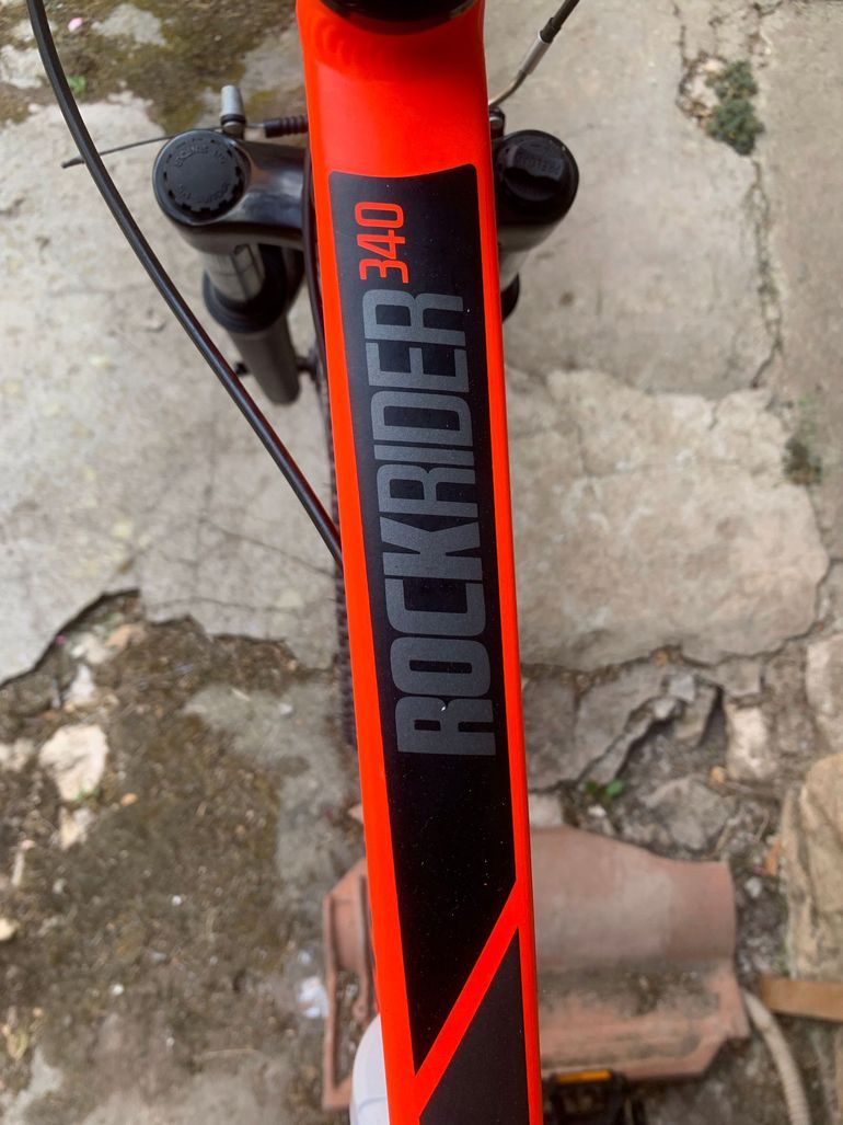 Gebrauchtes ROCKRIDER Hardtail Shimano Tourney 2017 Mountainbike, Rot — Bild 9 von 23