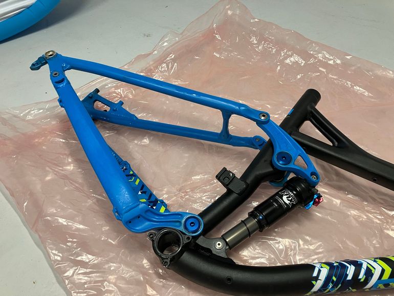 Used Radon Slide 150 8.0 2018 Frameset 2018 Mountainbike, Blue, 27.5 — image 3 of 23