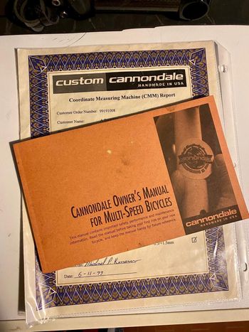 Cannondale Custom Campagnolo Record 1999 Road & Gravel d'occasion — image 7 sur 7