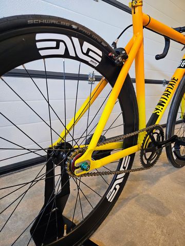 Used Santa fixie Custom Single Speed / Fixed Gear 2022 Road & Gravel, Orange — image 4 of 13