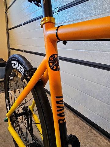 Used Santa fixie Custom Single Speed / Fixed Gear 2022 Road & Gravel, Orange — image 8 of 13
