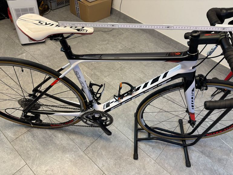 Used Scott solace Custom Shimano 105 2017 Road & Gravel, White — image 10 of 11