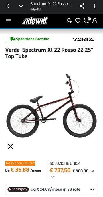 Used Verde Spectrum 22” 2026 2026 Urban, Red — image 3 of 11