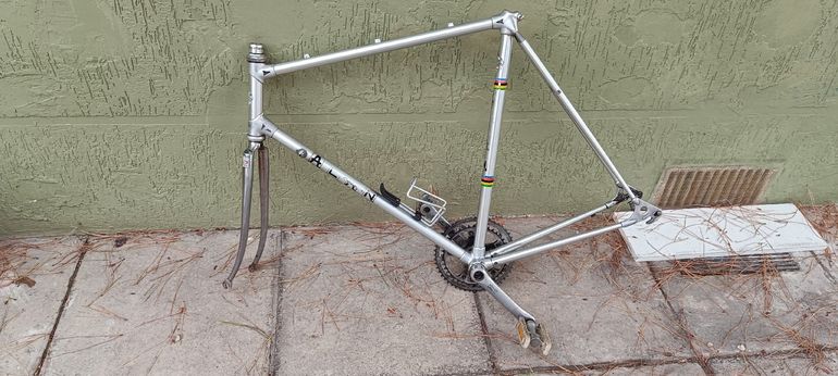 Used Alan Custom Frameset 1980 Road & Gravel, Light Gray — image 2 of 6
