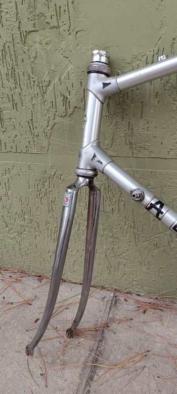 Used Alan Custom Frameset 1980 Road & Gravel, Light Gray — image 3 of 6