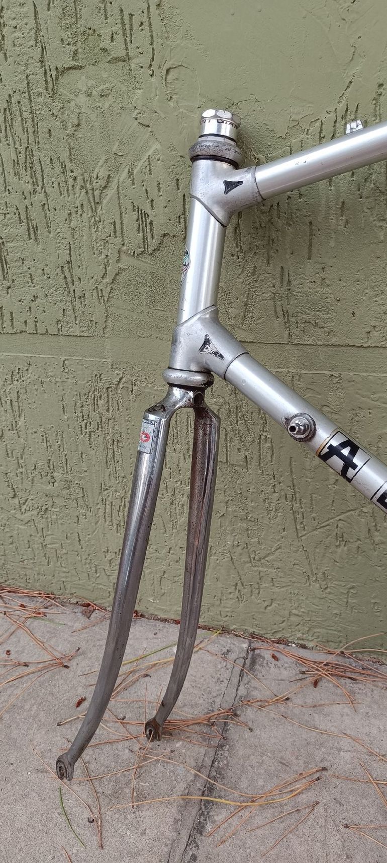 Used Alan Custom Frameset 1980 Road & Gravel, Light Gray — image 3 of 6