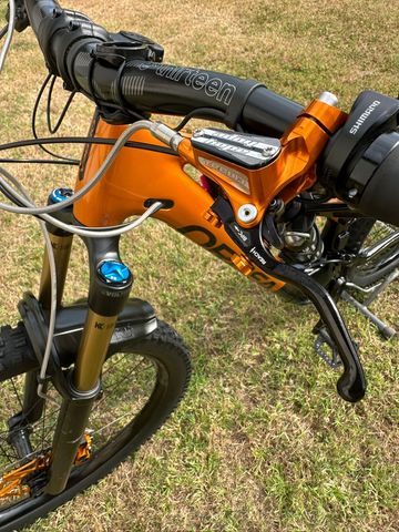 Gebrauchtes Orbea RISE H15 2022 2022 Mountainbike, Orange, 29 — Bild 7 von 12