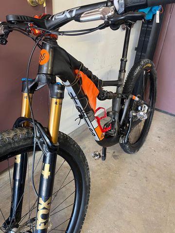 Gebrauchtes Ibis Cycles Custom Sram Eagle Transmission XX 2023 Mountainbike, Orange — Bild 6 von 6
