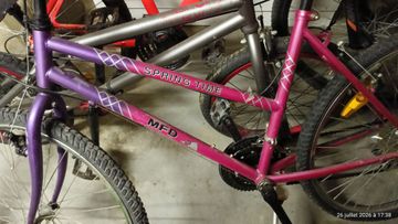 Used Mfd Spring Time 1990 Mountainbike, Purple — image 7 of 8