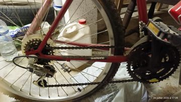 Used Mfd Spring Time 1990 Mountainbike, Purple — image 4 of 8
