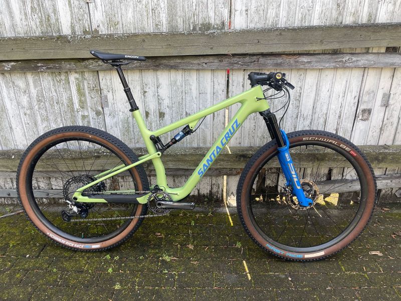 Brugt Santa Cruz Blur Shimano XTR 2023 MTB