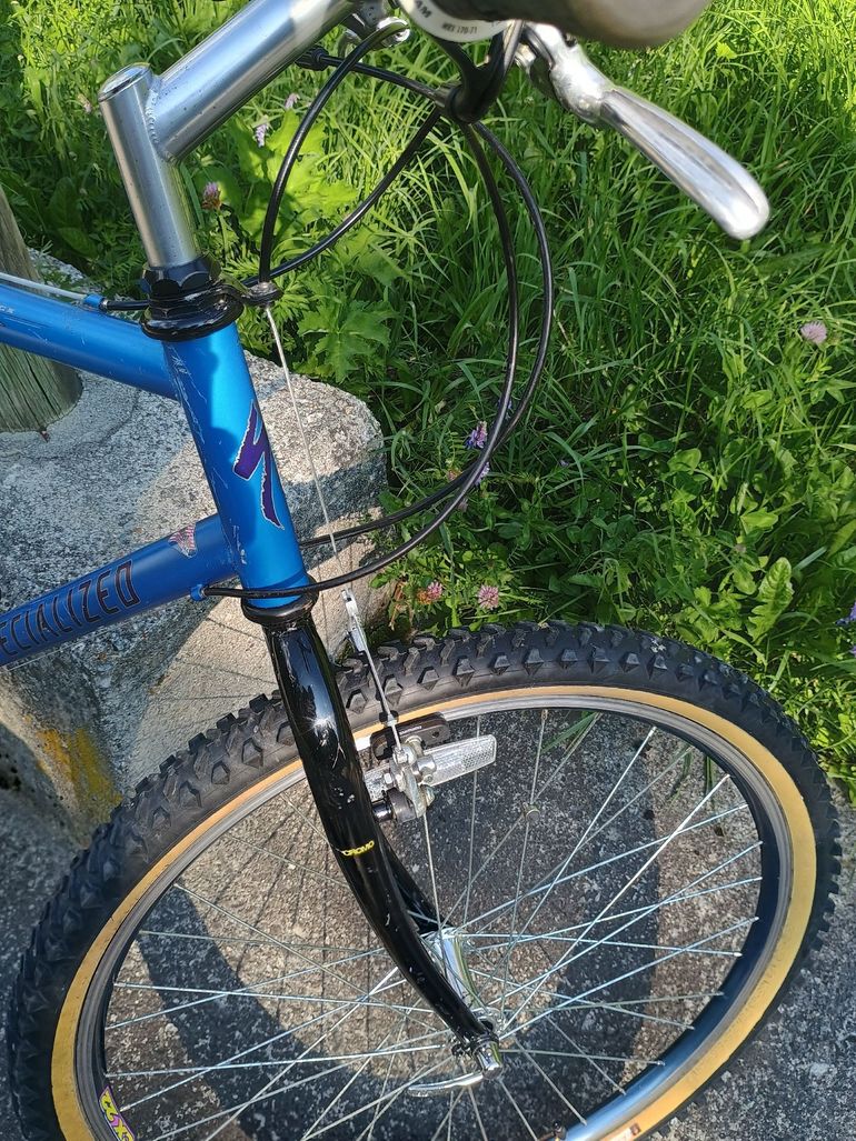Used Specialized Hardrock Shimano Acera 1995 Mountainbike, Blue — image 7 of 9