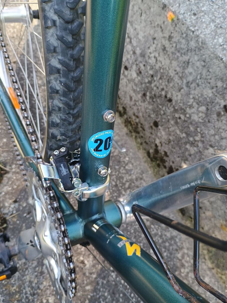 Used Specialized Hardrock Shimano Acera 1995 Mountainbike, Green — image 5 of 6