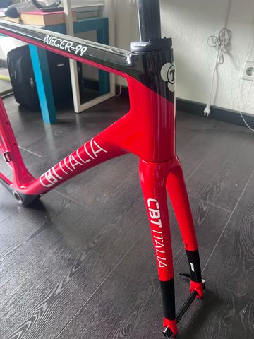 Used CBT Italia Custom Frameset 2021 Road & Gravel, Red — image 3 of 3