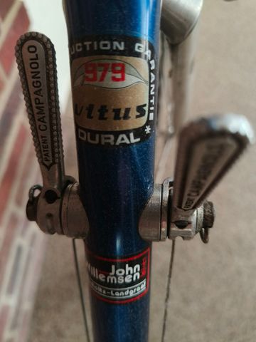 Used Vitus 979 Custom Campagnolo Record 1985 Road & Gravel, Blue — image 8 of 15
