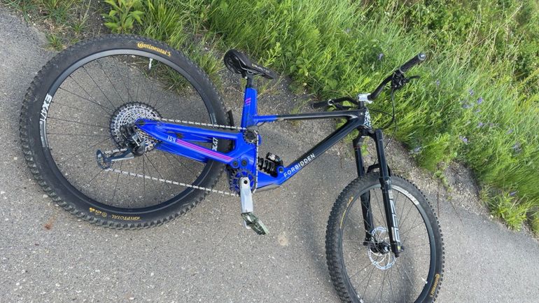 Gebrauchtes Forbidden Dreadnought SRAM GX Eagle 2022 Mountainbike, Blau — Bild 2 von 4