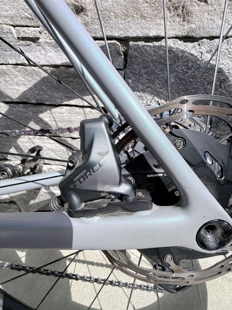 Used Specialized Aethos 2021 Road & Gravel, Light Gray — image 11 of 18