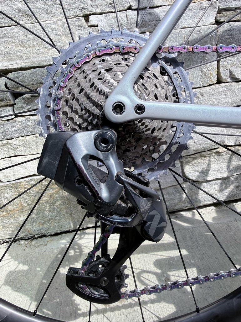 Used Specialized Aethos 2021 Road & Gravel, Light Gray — image 8 of 18