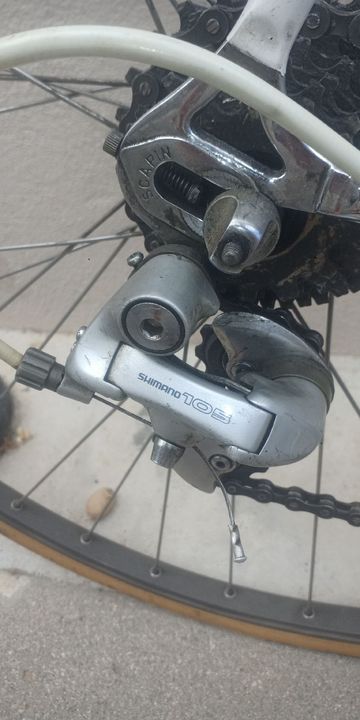 Gebrauchtes SCAPIN Custom Shimano 105 1987 Road & Gravel, Weiß — Bild 4 von 13