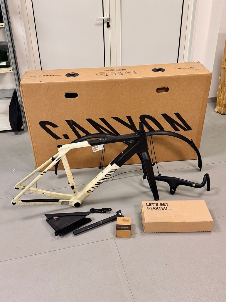 Used Canyon Grail Frameset 2025 2025 Road & Gravel, White — image 7 of 7
