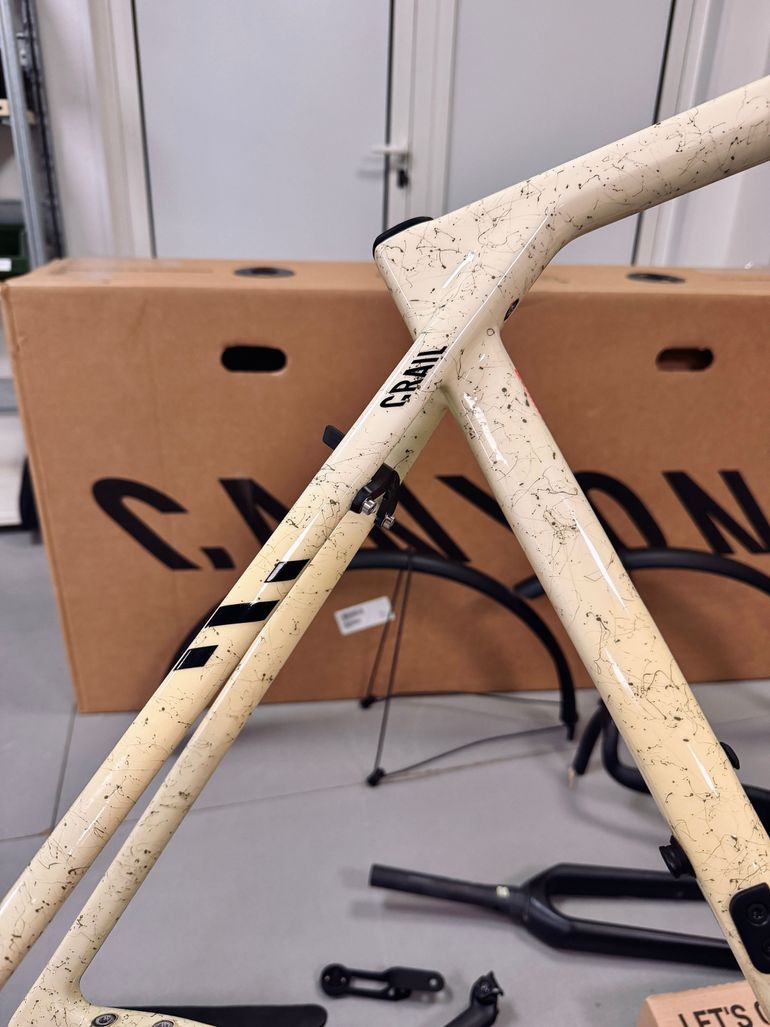 Used Canyon Grail Frameset 2025 2025 Road & Gravel, White — image 3 of 7