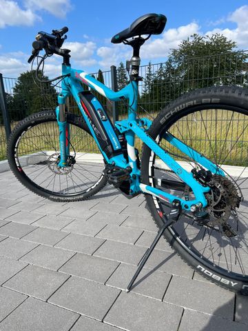 Gebrauchtes Haibike Fullnine 5.0 2017 2017 Mountainbike, Blau — Bild 1 von 7
