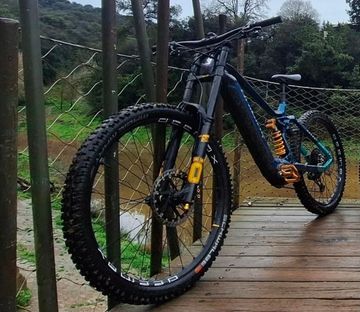 Haibike Nduro 8 Freeride 2022 2022 Mountainbike usato, Blu — immagine 3 di 3