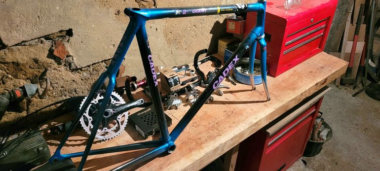 Brugt Giant Cadex CFR2 Campagnolo 1996 Road & Gravel — billede 7 af 7