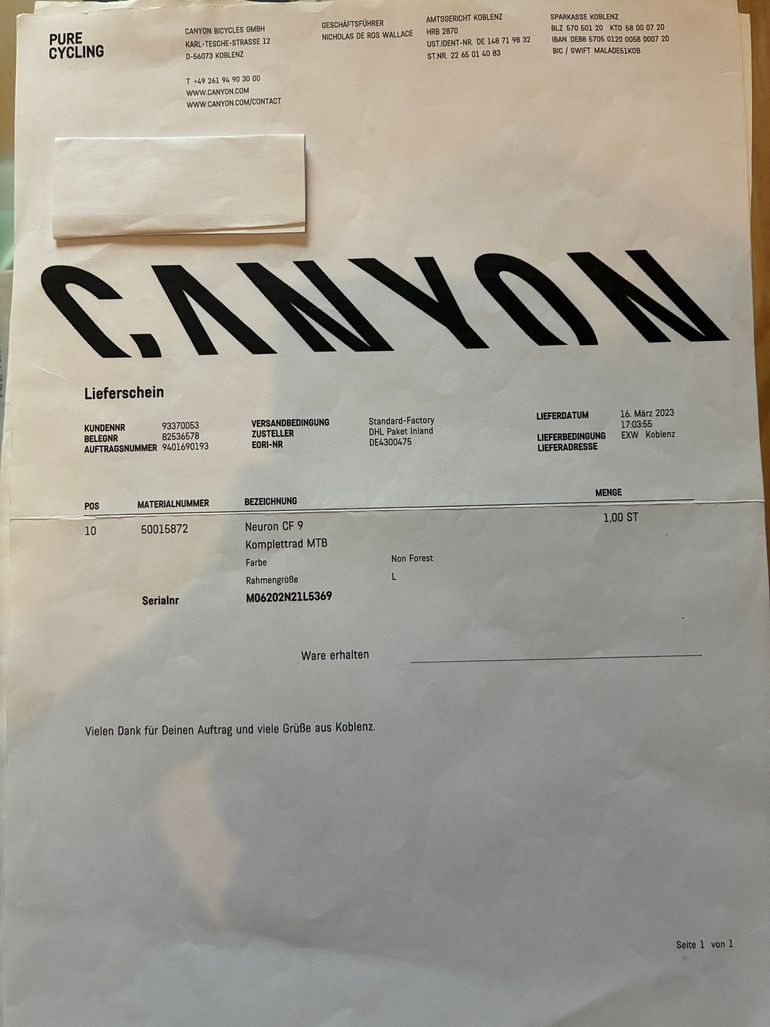 Tweedehands Canyon Neuron Shimano Deore XT 2023 Mountainbike — afbeelding 4 van 5