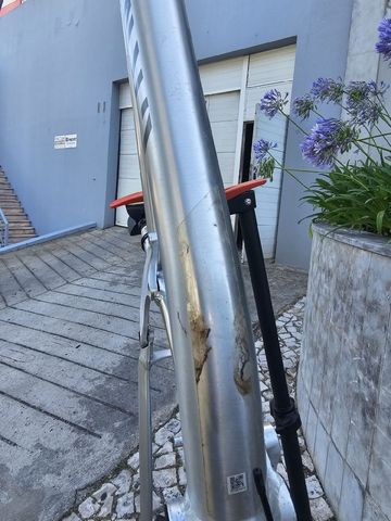 Used Canyon Spectral Frameset 2017 Mountainbike, Light Gray — image 10 of 15