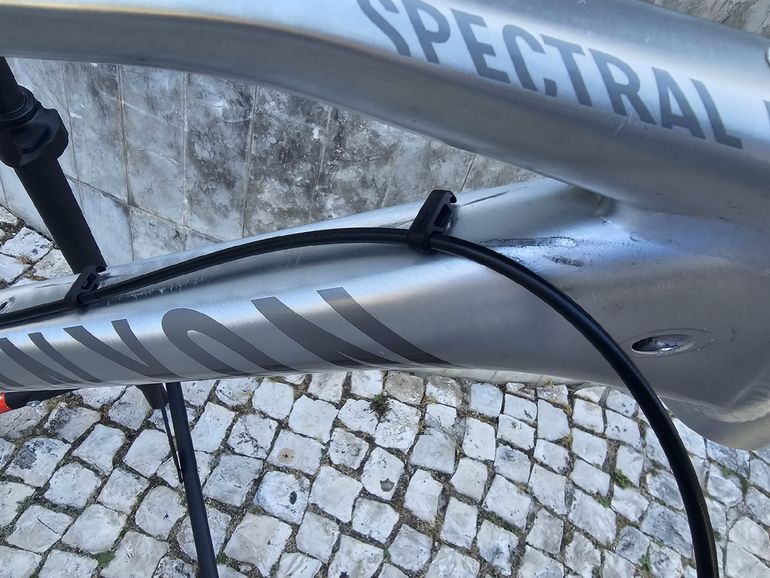 Used Canyon Spectral Frameset 2017 Mountainbike, Light Gray — image 12 of 15