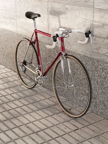 Used Faggin Custom Campagnolo Record 1987 Road & Gravel, Red — image 16 of 18