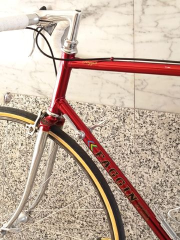 Used Faggin Custom Campagnolo Record 1987 Road & Gravel, Red — image 17 of 18
