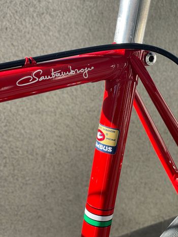 Gebrauchtes SANTAMBROGIO Custom Campagnolo Super Record 1979 Road & Gravel, Rot — Bild 8 von 11