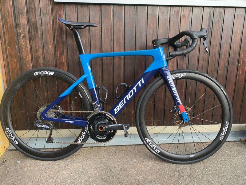 Used Benotti Fuoco Aero Disc Shimano Ultegra Di2 2022 Road & Gravel, Blue — image 1 of 6