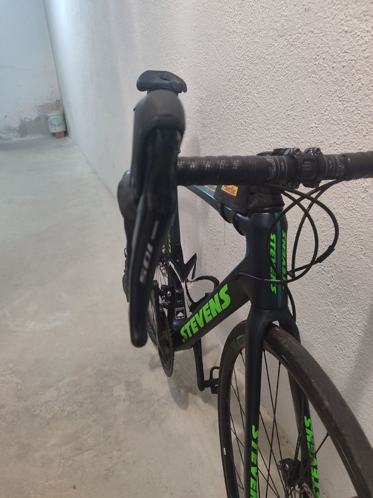 Used Stevens Izoard Shimano 105 2020 Road & Gravel, Green — image 4 of 5