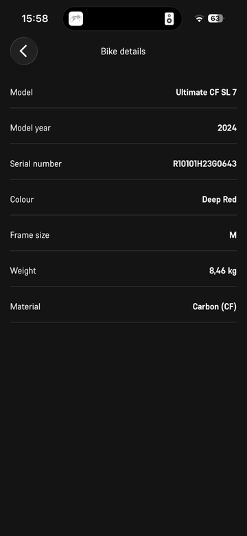Gebrauchtes Canyon Ultimate CF SL 7 2024 2024 Road & Gravel, Rot — Bild 6 von 6