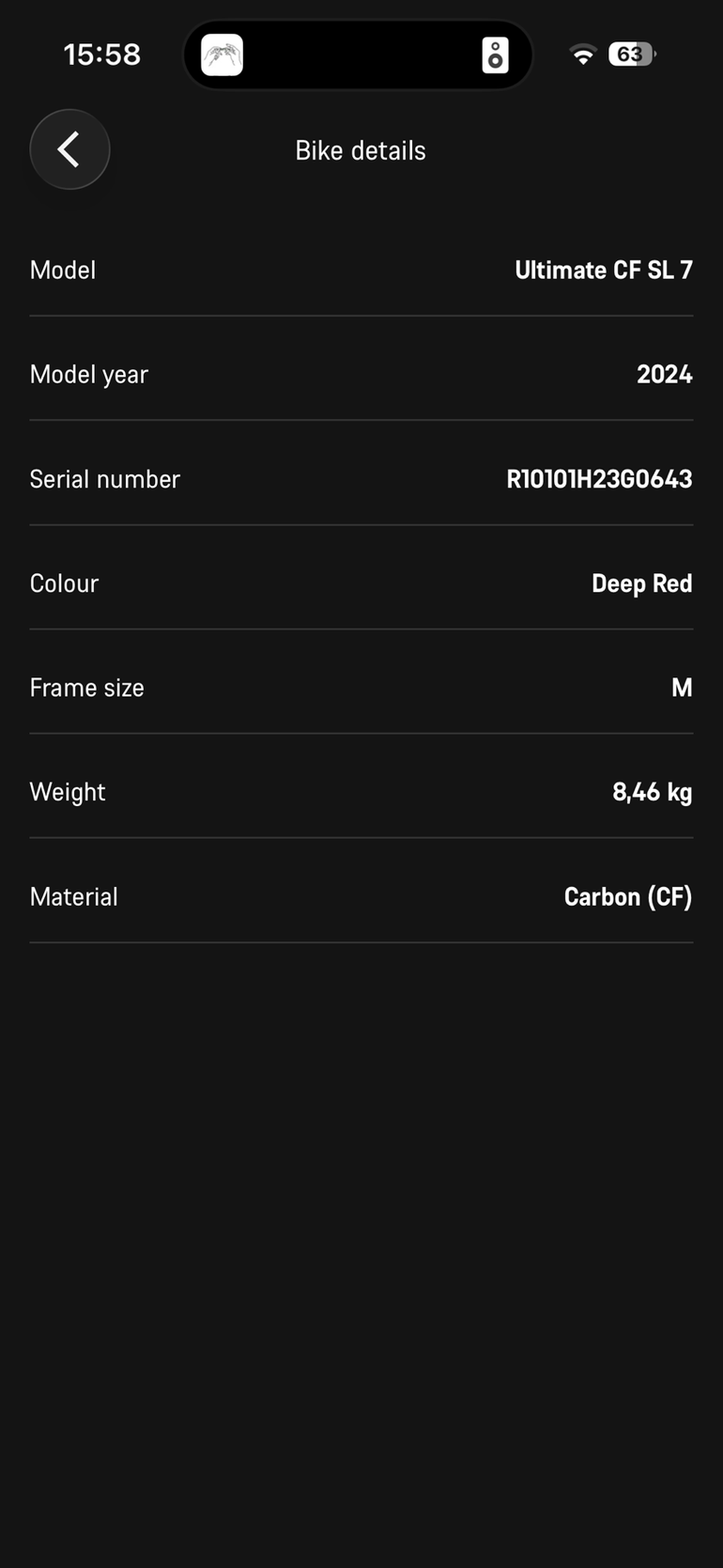 Gebrauchtes Canyon Ultimate CF SL 7 2024 2024 Road & Gravel, Rot — Bild 6 von 6