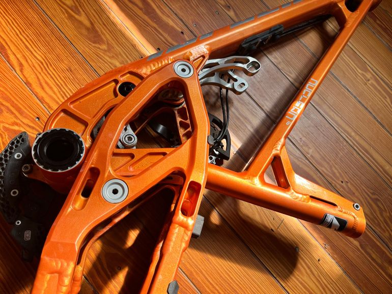 Used Nicolai Custom Frameset 2024 Mountainbike, Orange — image 3 of 7