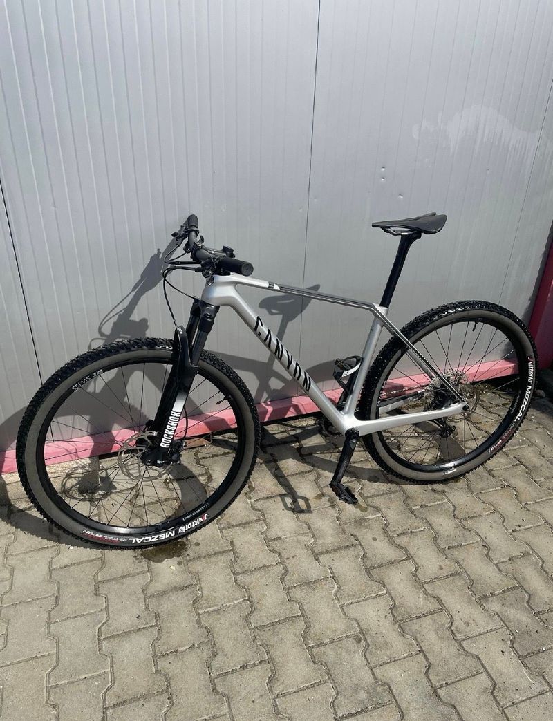 Canyon Exceed CF 5 2024 2024 Mountainbike usato, Grigio chiaro — immagine 1 di 5