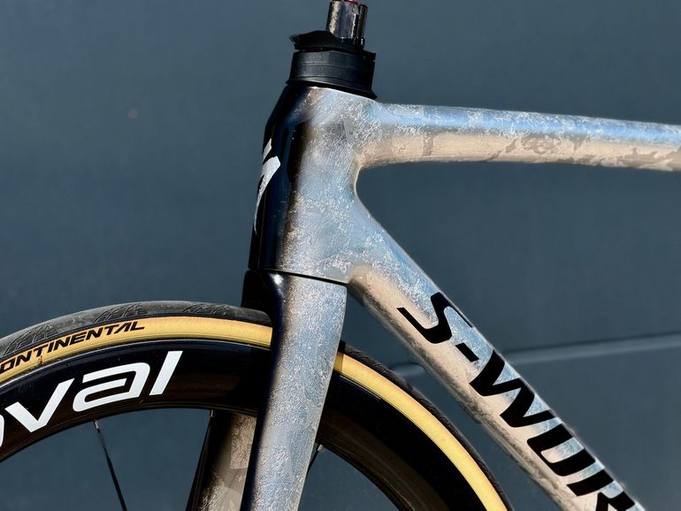 Used Specialized Tarmac Frameset 2025 Road & Gravel, Light Gray — image 4 of 4