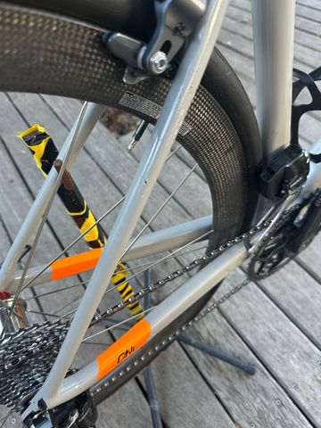 Used Heroin Custom SRAM Red eTap 2018 Road & Gravel, Light Gray — image 11 of 18